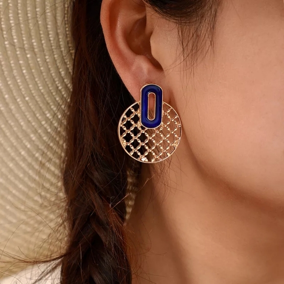 Jewelry - Summer Fashion Oil Drop Round Earrings